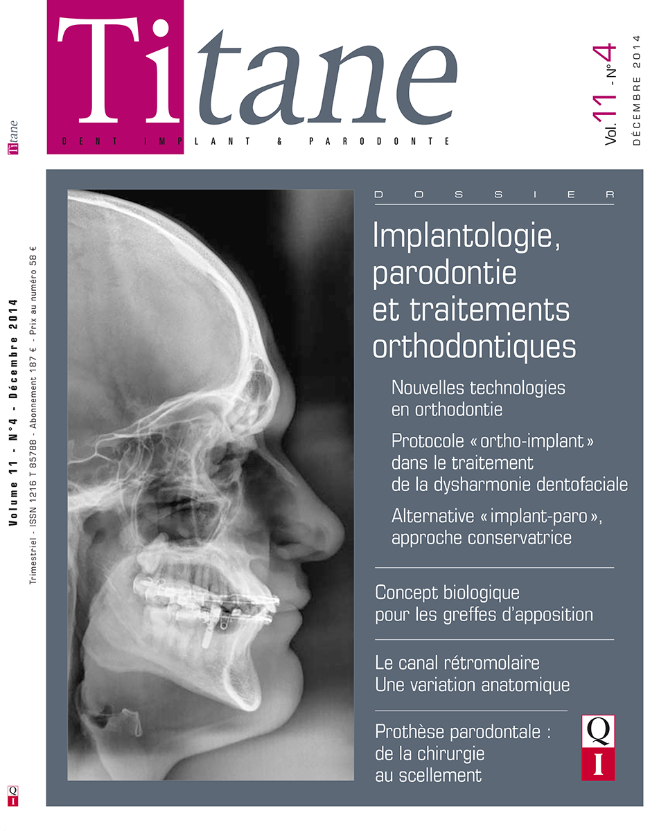 Titane - trimestrial B2B magazine of implantology - full pdf